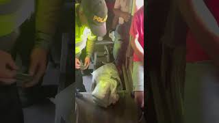 Policía detuvo a pasajero que trasladaba 3 kilos de marihuana en bus intermunicipal en Sabanagrande [upl. by Ltney]