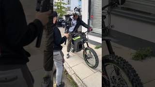 Test riding the new Begode ES 100v ebike electrictransportation bikelife surronkiller rideout [upl. by Atikim]