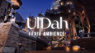 UlDah Night Ambience  FFXIV  Music to Study and Relax [upl. by Novehs]