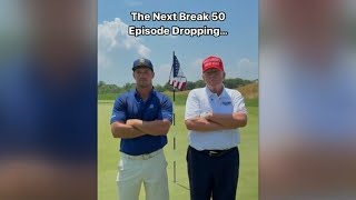 Donald Trump and Bryson Dechambeau film golf challenge [upl. by Larret534]