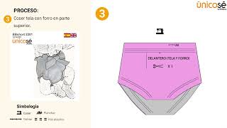 Proceso de costura  Molde  Patrón Short Bebe 2201 [upl. by Dot803]