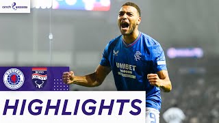 Rangers 31 Ross County  Dessers Scores Brace As Rangers Go Joint Top  cinch Premiership [upl. by Orvah74]