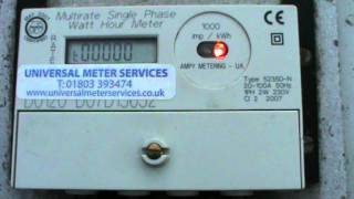 Ampy 5235dn Dual rate electricity meter [upl. by Oloapnaig]