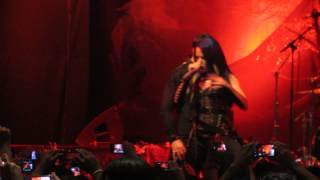 Kamelot March of Mephisto Con Alissa WhiteGluz Santiago 06022014 [upl. by Haelat237]