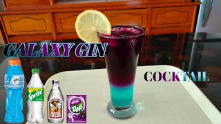 How To Make Galaxy Gin  Cocktail • Alcoholic Beverage [upl. by Gnahc209]