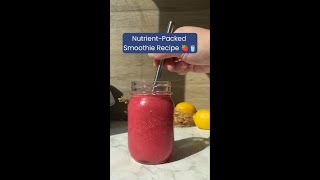 NutrientPacked Smoothie Recipe [upl. by Ecirted962]