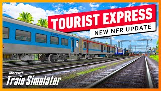 NFR ROUTE NEW UPDATE  15888 GUWAHATI BADARPUR TOURIST EXP  TWIN VISTADOME  INDIAN TRAIN SIMULATOR [upl. by Boeschen205]