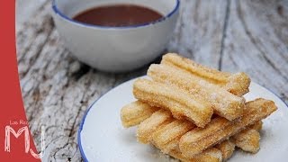 CÓMO HACER CHURROS CASEROS  Receta fácil y rápida [upl. by Kesia2]