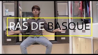 How to do a Pas de Basque Beginner Ballet Tutorial in French [upl. by Blithe]