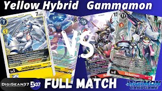 Yellow Hybrid VS Gammamon  Digimon Card Game  EX5 Animal Colosseum [upl. by Negam]