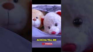 ACHCHA TELL ME 😀 FEMALE VERSION Funny Hindi Love Song  Mimi Teddy Bojo Teddy  Funzoa [upl. by Karli140]