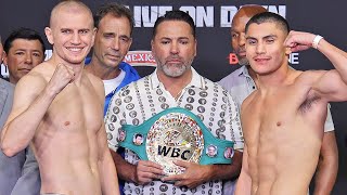 Serhii Bohachuk vs Vergil Ortiz Jr • Full Weigh In amp Face Off Video [upl. by Terrej]