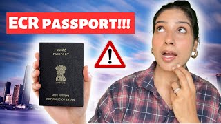 How to Check Passport is ECR or ECNR in Hindi  ecr and non ecr in passport in hindi  By Ishan [upl. by Bolger]