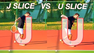 Backhand Slice Style vs Fundamentals  Federer Djokovic amp Nadal Examples [upl. by Katsuyama]