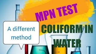 Determination of Coliform In WaterMpn test A different method [upl. by Pellikka]