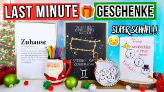 DIY Weihnachtsgeschenke selber machen 🎁Last Minute Geschenke schnell amp günstig 🎁 Weihnachten 2019 [upl. by Oiramal]