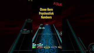 Psychostick  Numbers  Clone Hero shorts clonehero gameplay rock videojuegos ytshorts [upl. by Worth]