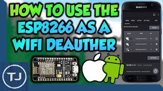 The 4 NodeMCU ESP8266 WiFi Jammer Setup iOS amp Android [upl. by Ahsenid]