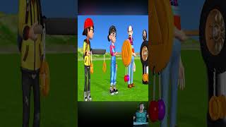 Scary Teacher 3D vs Squid Game Clackers Drum Level Max HoneyComb Candy Shapes Challenge shorts [upl. by Yblek224]