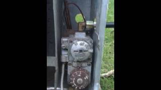 Atwood hydroflame propane RV furnace test run [upl. by Eidorb]