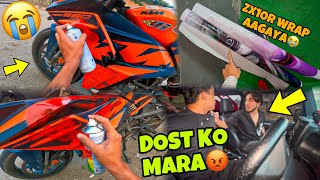 DOST ko Mara  Gaddar Dost  New Wrap Zx10r Modification Preparation for Ladakh Ride [upl. by Elle]