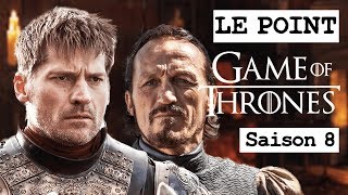 GAME OF THRONES SAISON 8  NEWS ET FOCUS SUR JAIME LANNISTER ET BRONN  LE POINT GOT 12 [upl. by Kitty182]