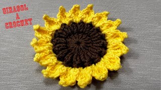 PASO A PASO PARA TEJER GIRASOL A CROCHET [upl. by Morven]