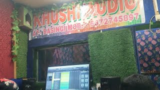 RECORDING LE SEN LENA🎙️🎤  KHUSHI AUDIO ODISA  VLOG VIDEO 150  SARNA MOBILE amp ONLINE CENTRE [upl. by Eeldarb]