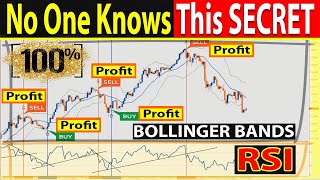 🔴 LowRisk SCALPING With quotBOLLINGER BANDS amp RSI TRENDLINE BREAKSquot Full Tutorial [upl. by Twum882]