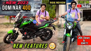 Finally 🔥 Bajaj Dominar 400 OBD2 BS7 New Model 2023 RIDE REVIEW  New features amp Price Dominar 400 [upl. by Thema]