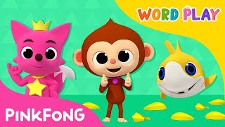 Monkey Banana and more  Word Play  Compilation  Pinkfong Songs for Children [upl. by Esilrac]