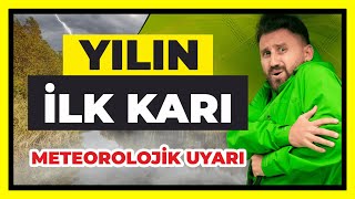 İlk Kar Yağdı  Meteorolojik Uyarı [upl. by Son]