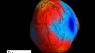 La reale forma della Terra dal satellite GOCE dellESA [upl. by Sonaj]