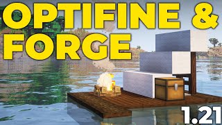 How To Use Optifine with Forge 121 [upl. by Anahpets525]