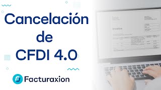 Cancelación de CFDI 40  Portal FX [upl. by Razal710]