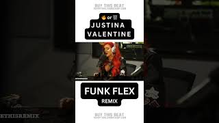 JUSTINA VALENTINE Goes Crazy On FUNK FLEX REMIX [upl. by Irmina505]