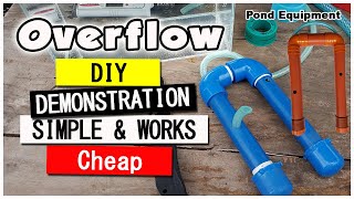 DIY Overflow for Aquarium Pond [upl. by Eila878]