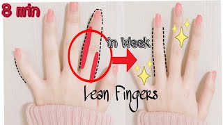 Top Exercises For Finger  Get Lean amp Longer Finger In Week  Home Fitness Challenge [upl. by Brenna]