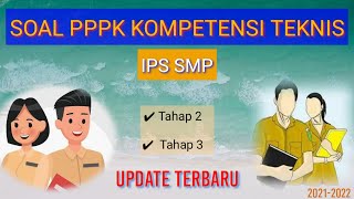 SOAL PPPK IPS SMP  KOMPETENSI TEKNIS TERBARU [upl. by Ardeed]