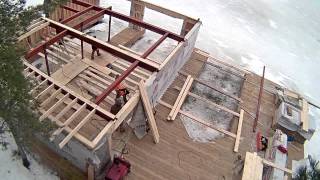 Building a boathouse in Muskoka [upl. by Wengert]