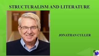 Structuralism and Literature by Jonathan Culler Englishstructuralismandliteraturejonathanculler [upl. by Leahcimnaj84]