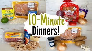 10 MINUTE RECIPES  5 Tasty amp QUICK Dinner Ideas  Best Home Cooked Meals Made EASY  Julia Pacheco [upl. by Hodosh]