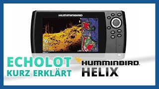 Humminbird Helix  Echolot kurz erklärt  Echolotzentrumde [upl. by Malva]