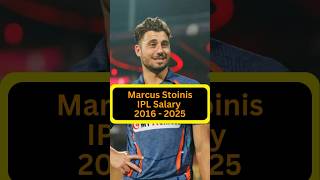 Marcus Stoinis IPL Salary 2016  2025 marcusstoinis ipl2025 shorts [upl. by Chadd127]