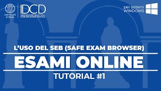 ESAMI ONLINE 1  L uso del SEB Safe Exam Browser per Windows  KIRO  Università di Pavia [upl. by Oruntha]