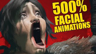 TOMB RAIDER But with 500 Facial Animations 🤣  Facial Expressions mod [upl. by Akemej390]