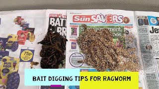 Bait digging tips for ragworm [upl. by Airogerg]