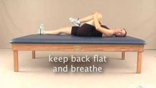 PTBuddycom  Low Back Injury  Single Knee to Chest Stretch [upl. by Bernardina398]