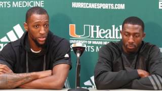 Kamari Murphy and Davon Reed  Press Conference  3212016 [upl. by Bergin]