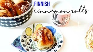 How to make Finnish Cinnamon Rolls – Korvapuustit [upl. by Duncan]